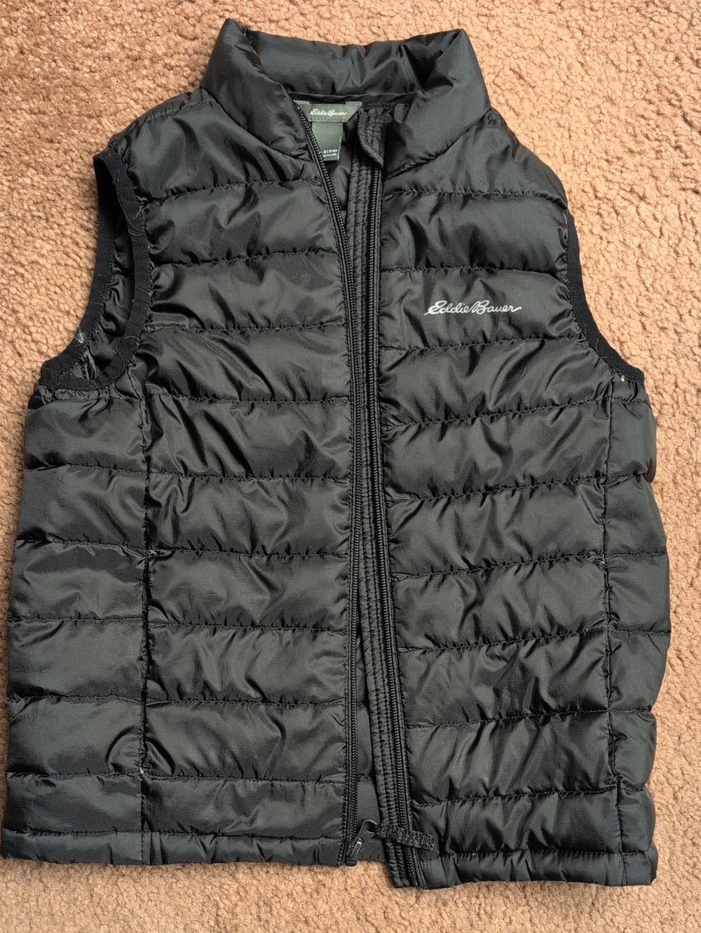 Eddie Bauer Black Quilted Puffer Vest for Kids